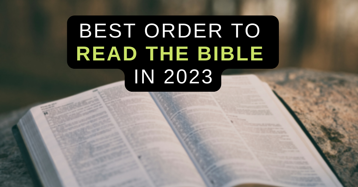 Correct Order To Read The Bible