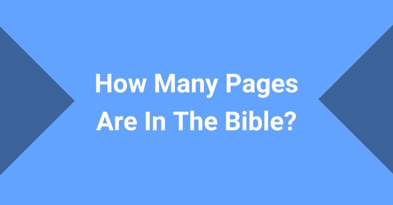 How Many Pages Are In The Bible? A Basic Guide In 2024